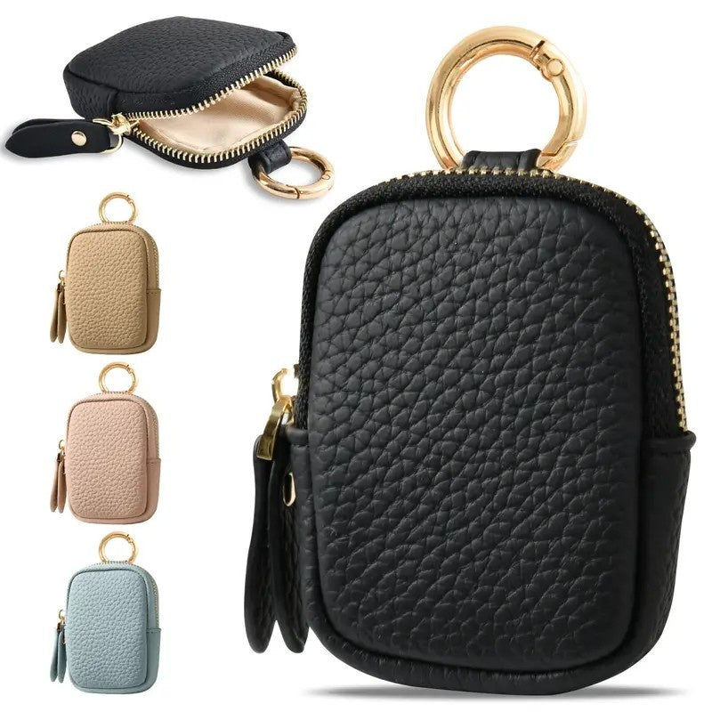 Leather Keychain Coin Purse