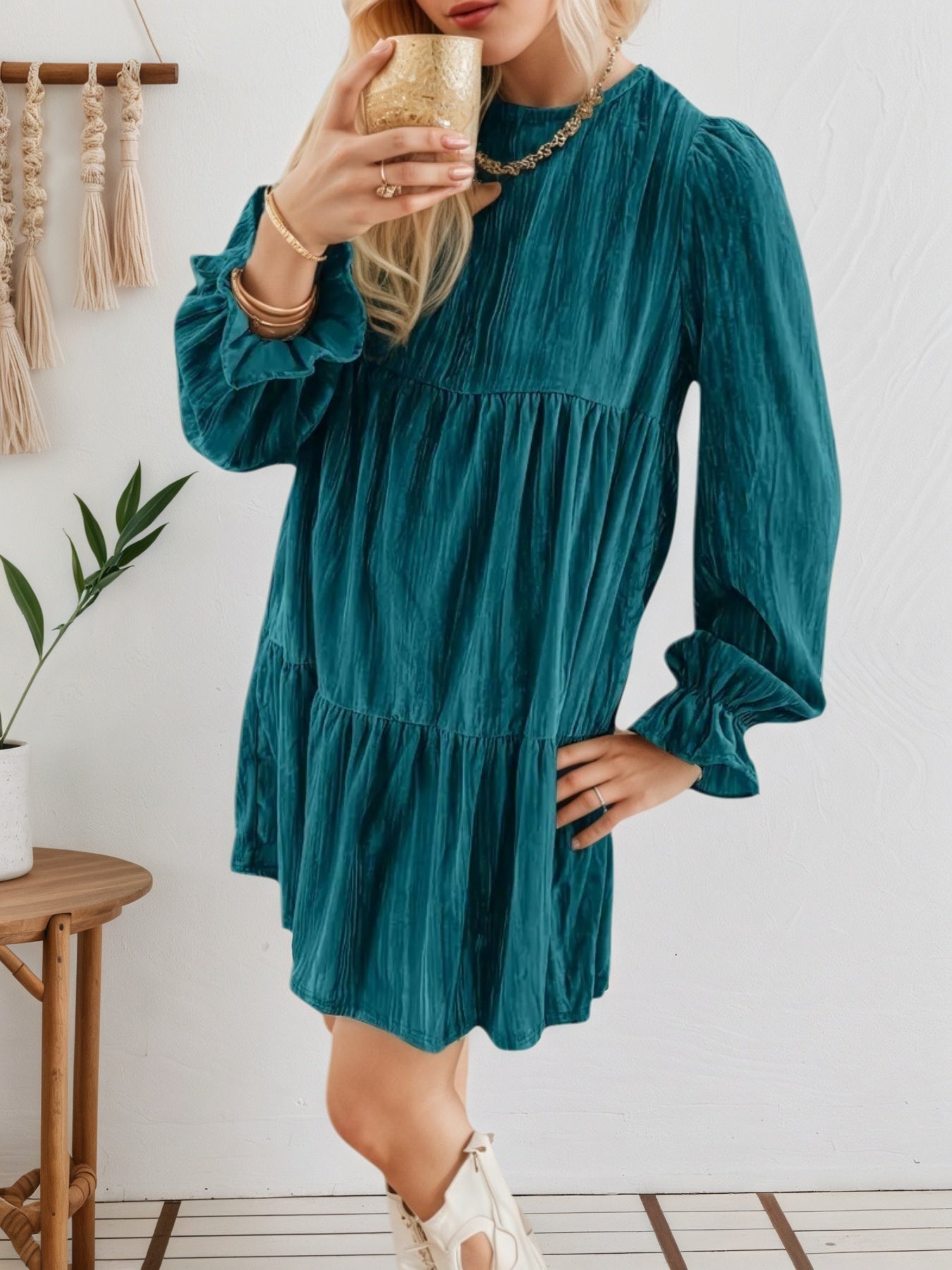 Butterfly Bow A-Line Dress