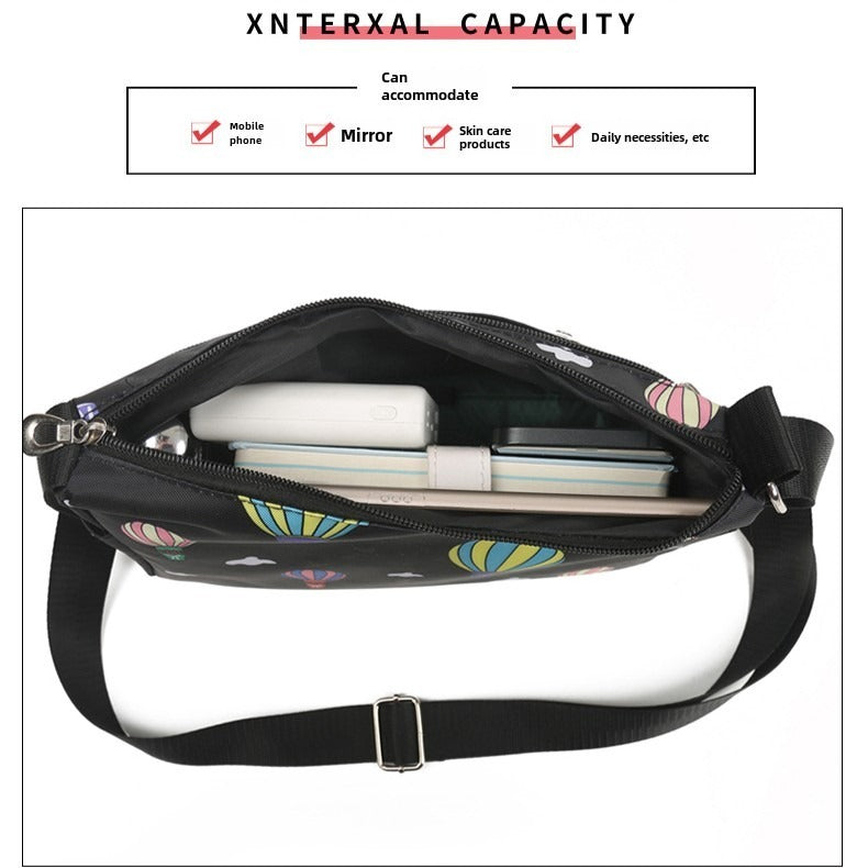 Nylon Crossbody Bag for Mom