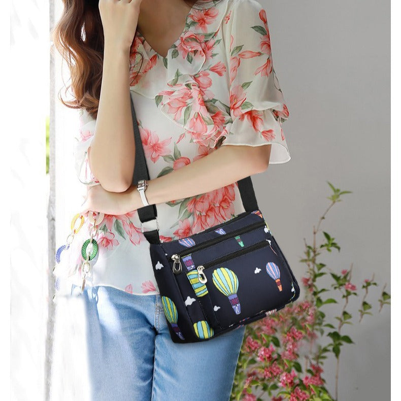 Nylon Crossbody Bag for Mom
