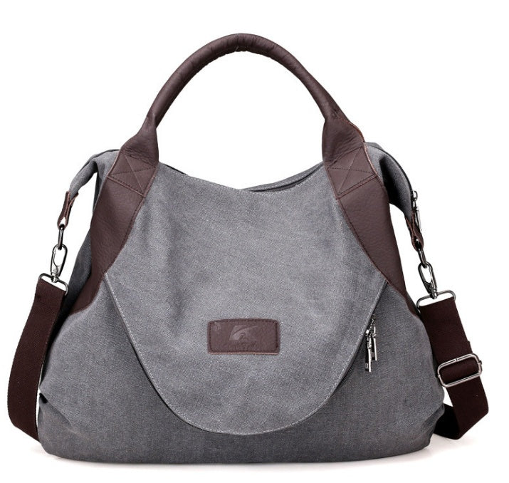 Vintage Canvas Shoulder Bag