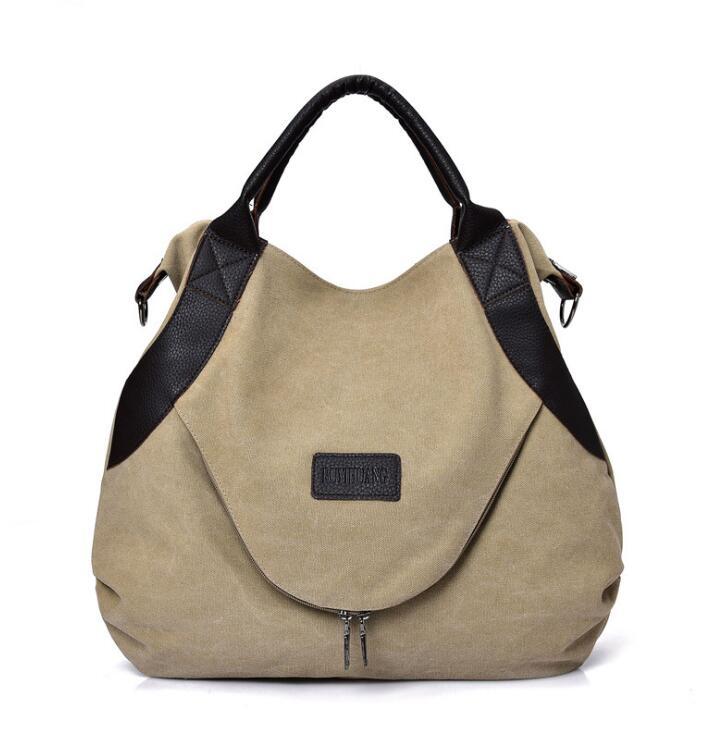 Vintage Canvas Shoulder Bag
