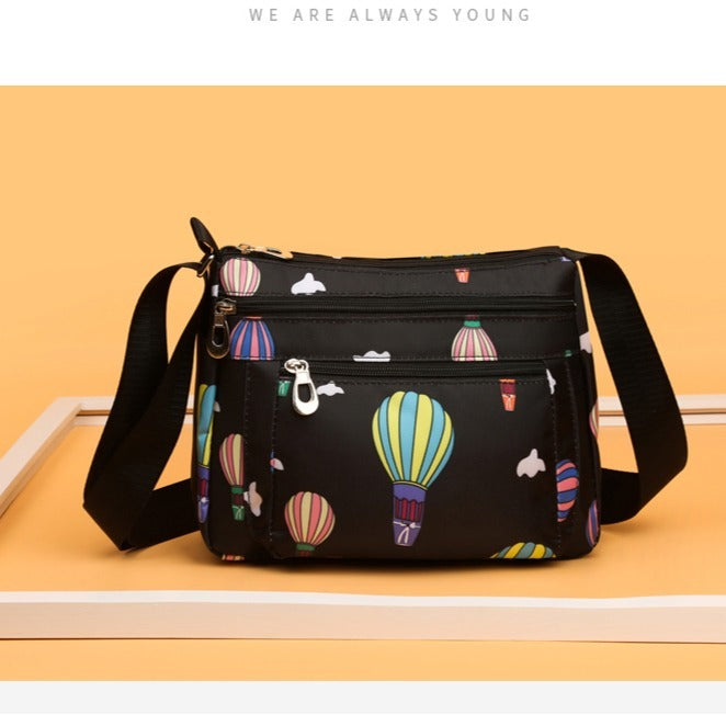 Nylon Crossbody Bag for Mom
