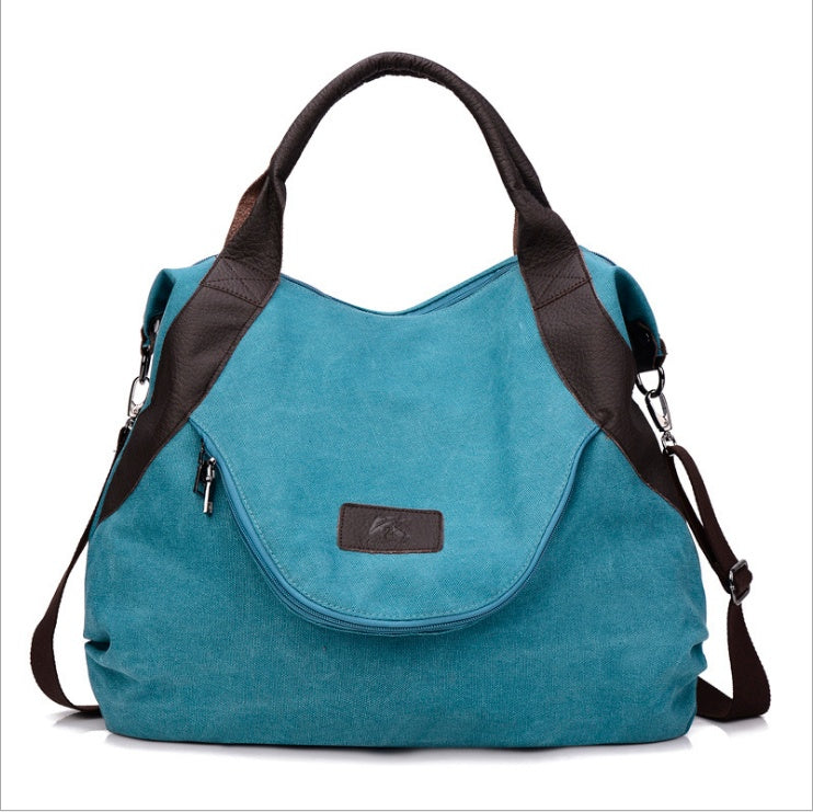 Vintage Canvas Shoulder Bag