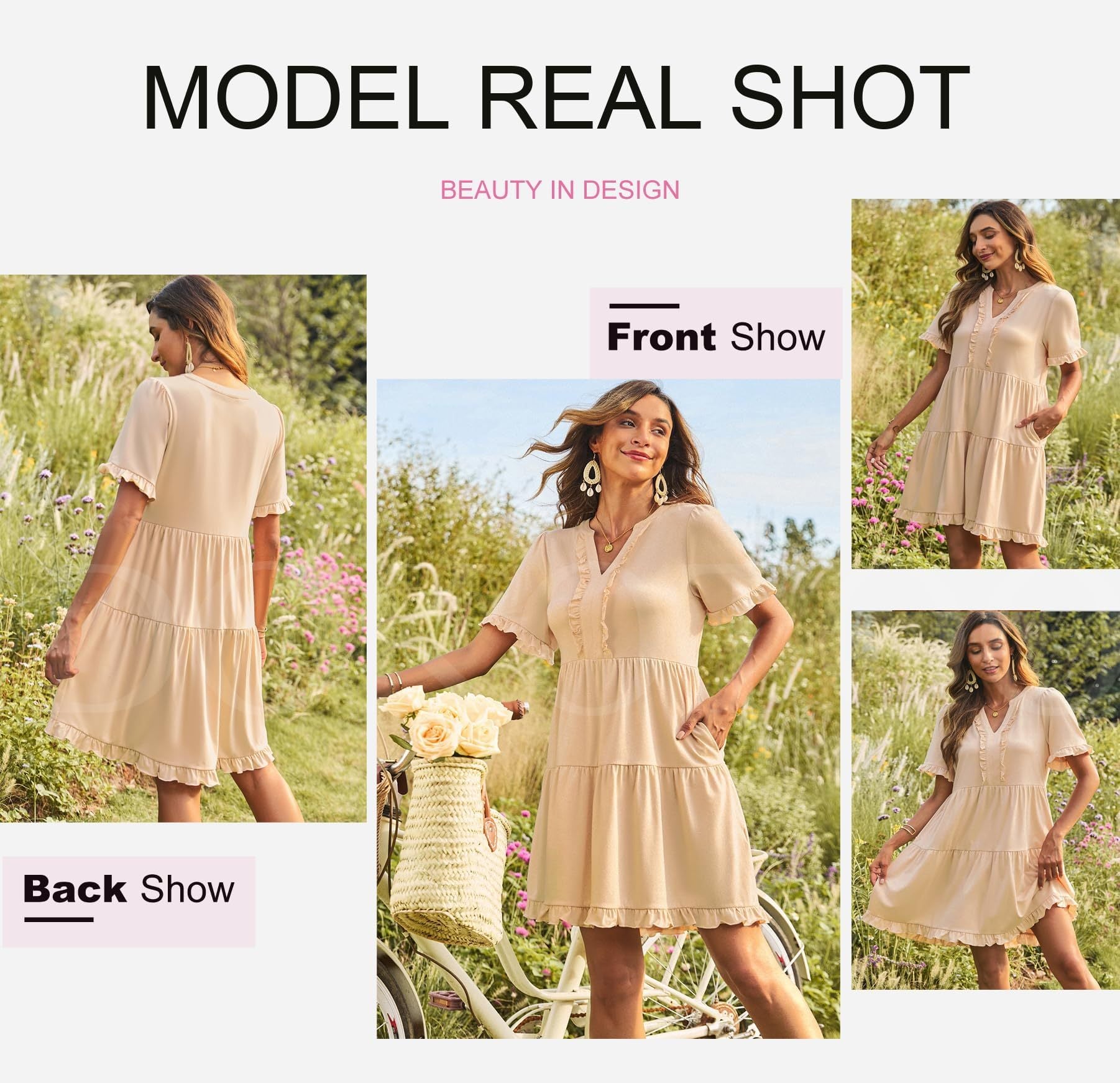 Casual A-Line Mini Dress