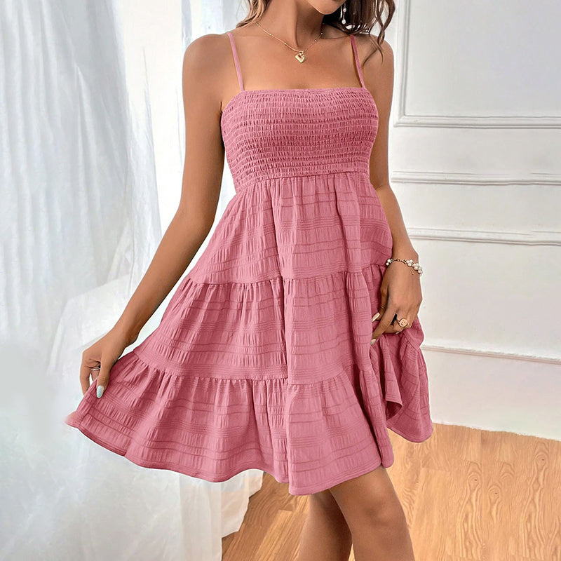 Spaghetti Strap Swing Dress – GlowFit