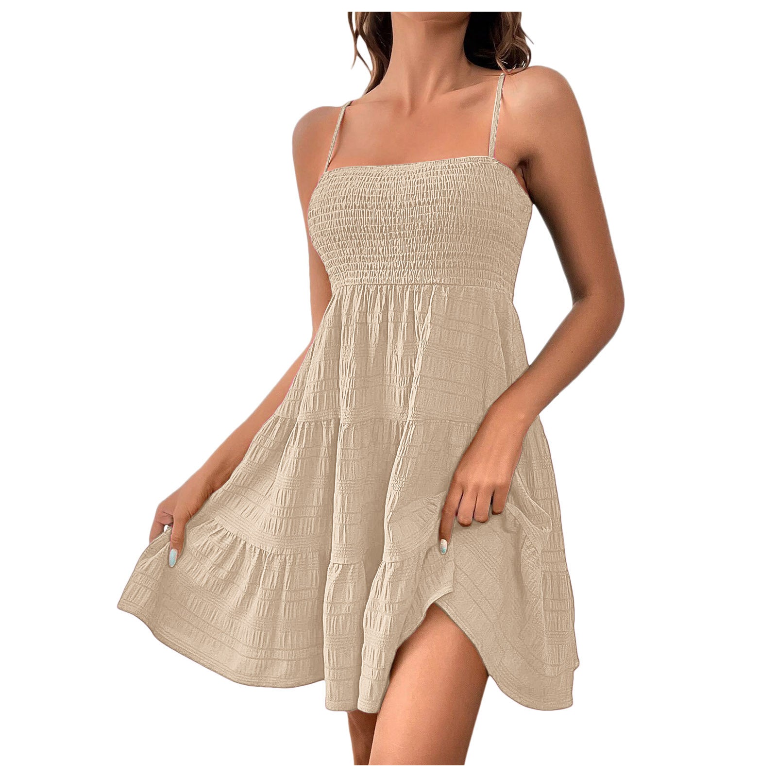 Spaghetti Strap Swing Dress – GlowFit