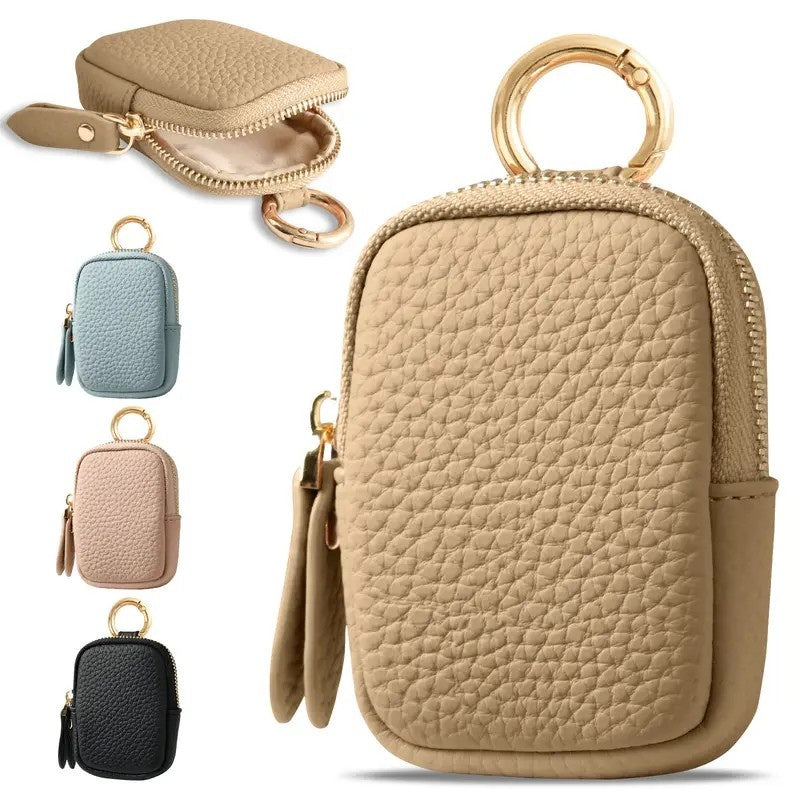 Leather Keychain Coin Purse