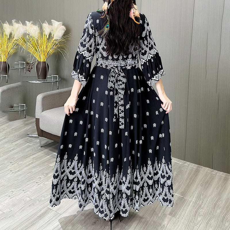 Boho Embroidered Maxi Dress