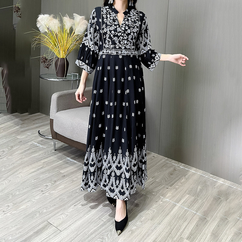 Boho Embroidered Maxi Dress