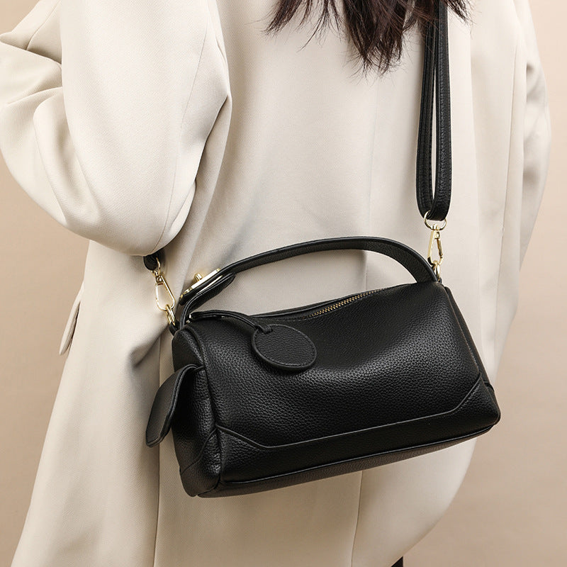 Soft Leather Pillow Bag