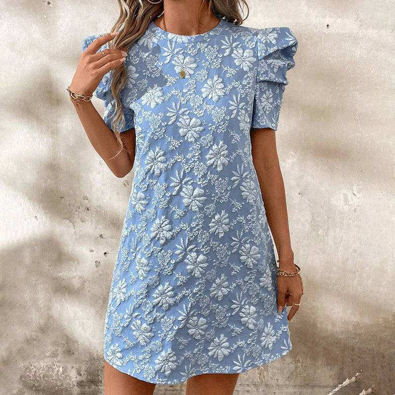 Floral Cold Shoulder Maxi Dress