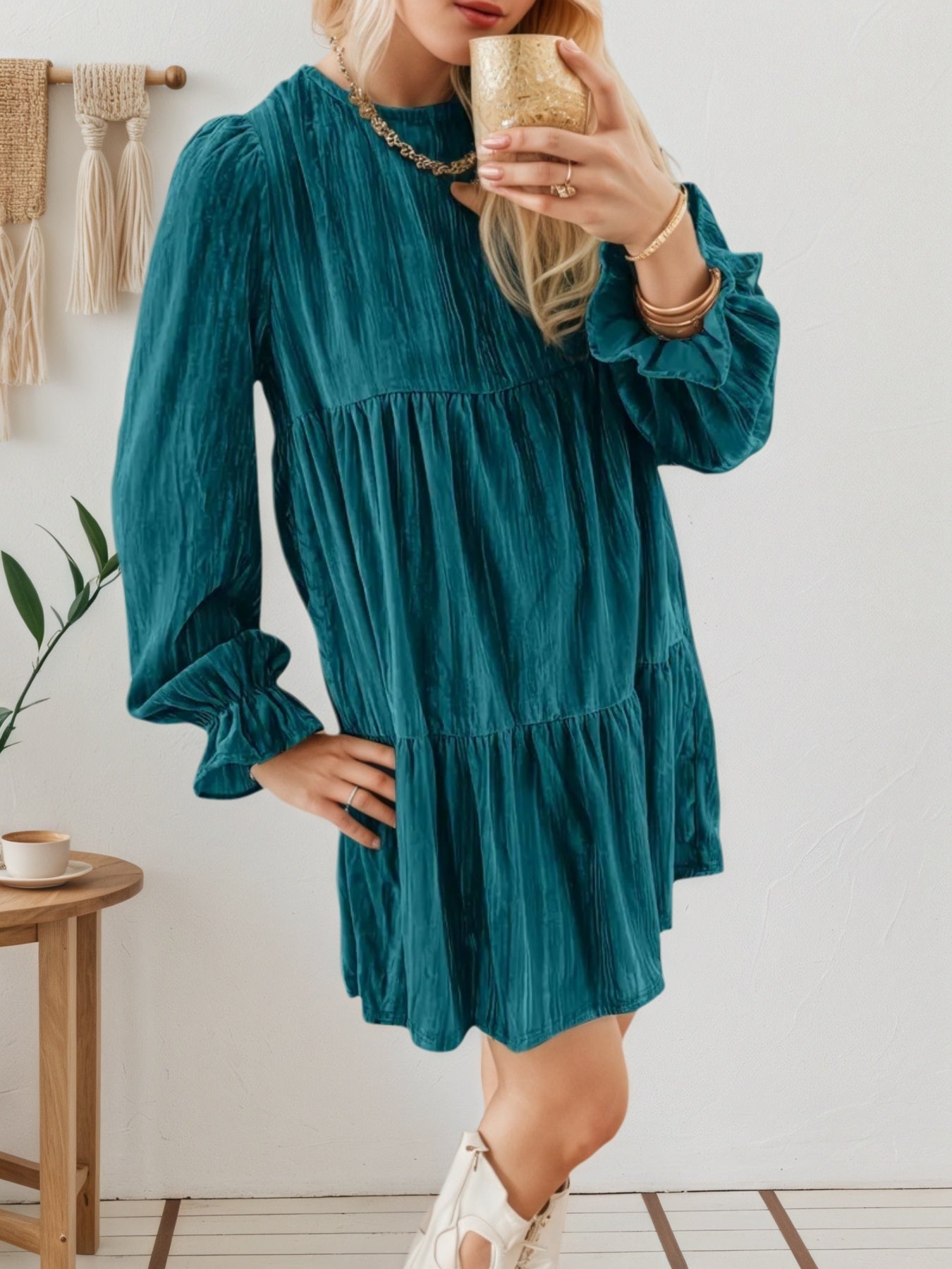 Butterfly Bow A-Line Dress