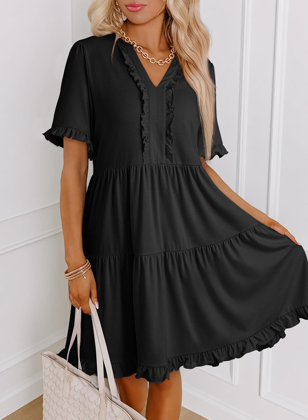 Casual A-Line Mini Dress
