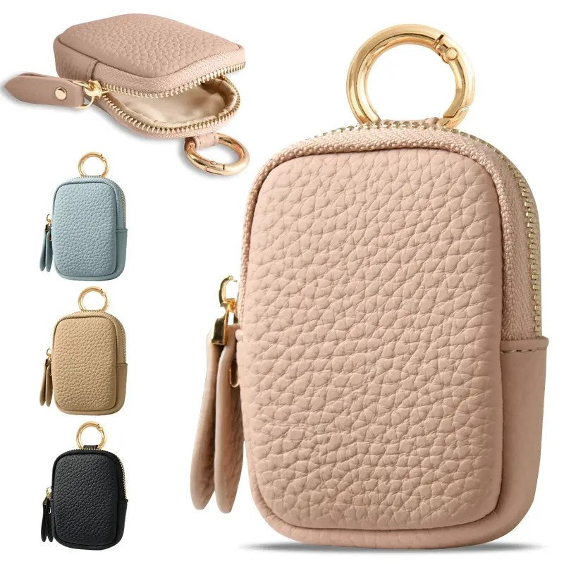 Leather Keychain Coin Purse