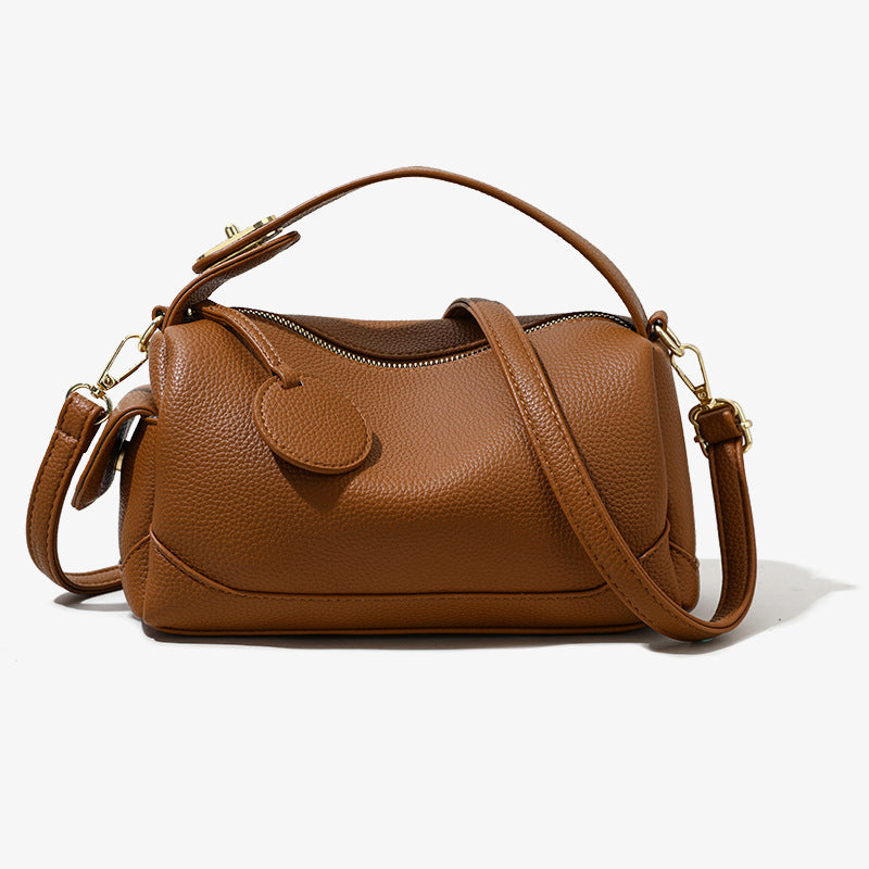 Soft Leather Pillow Bag