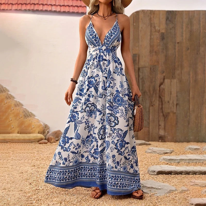 Floral Maxi Dress – SummerEase
