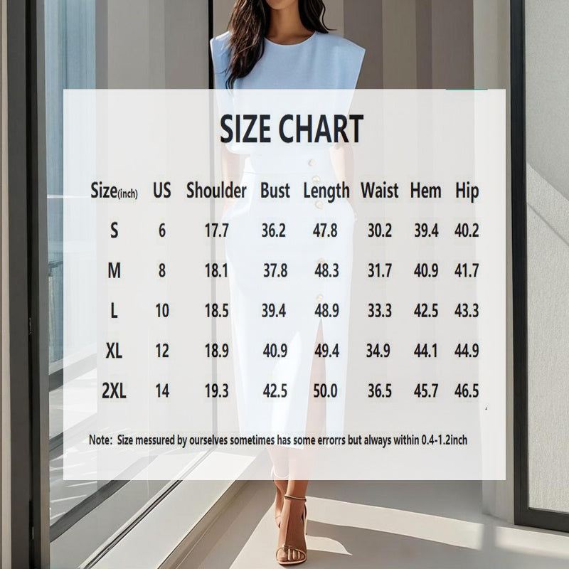 Round Neck Pocket A Dress
