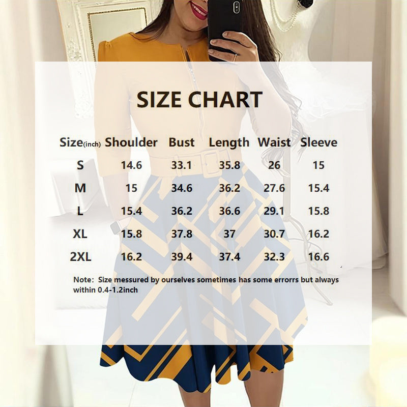 Geometric Midi Dress