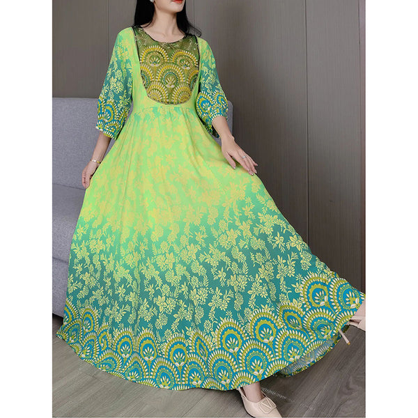 Boho Embroidered Maxi Dress – NovaBoho