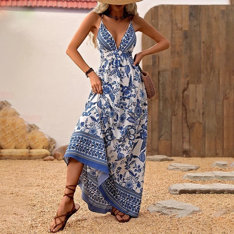 Floral Maxi Dress – SummerEase