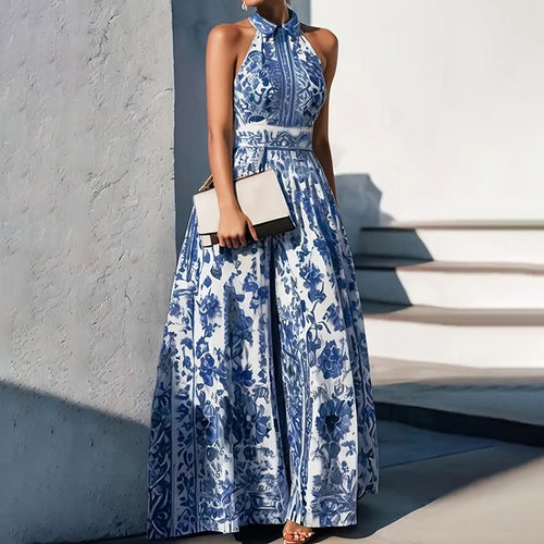 A-Line Summer Dress with a Tie-Waist