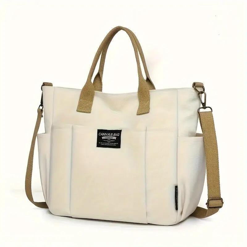 Versatile Canvas Crossbody Tote