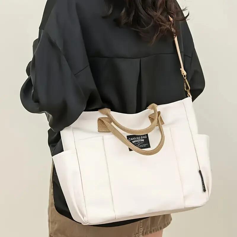 Versatile Canvas Crossbody Tote